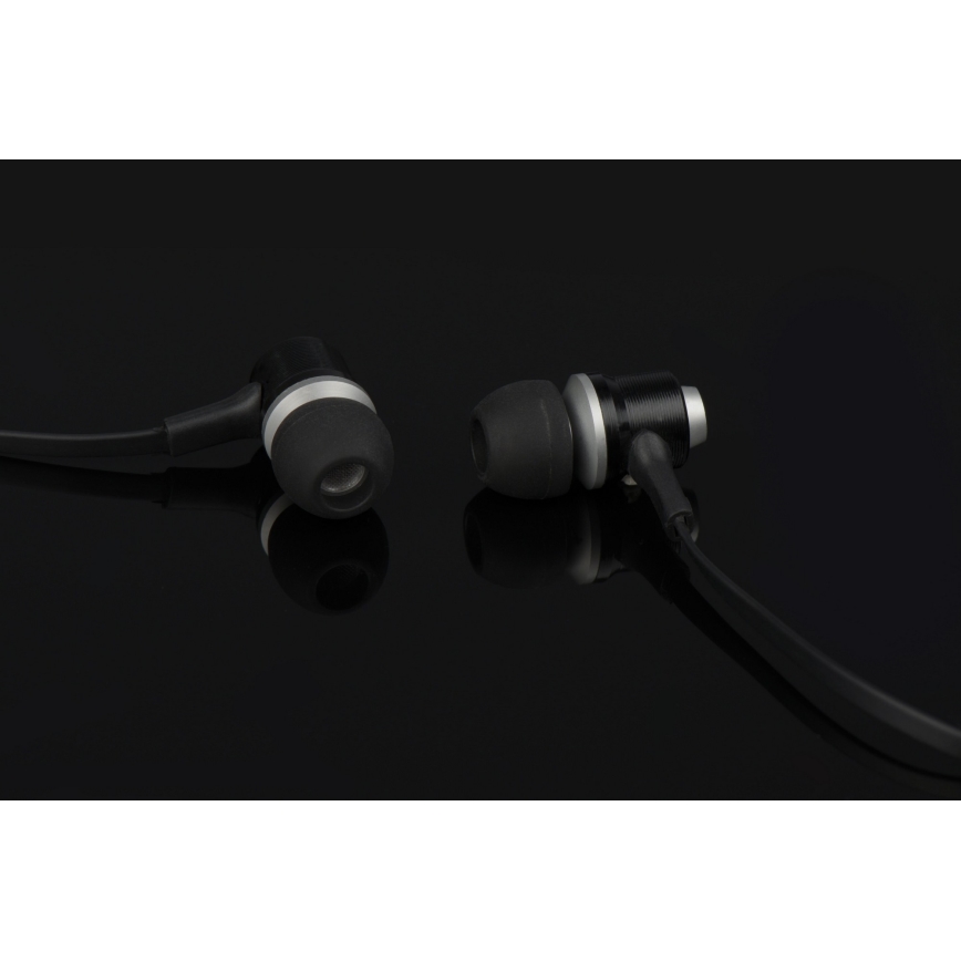 Grundig - Oortjes met een Microfoon JACK 3,5 mm zwart