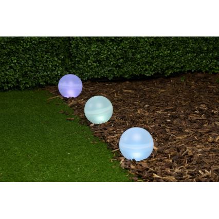 Grundig - SET 5x LED RGBW  Solar lamp LED/3,2V IP44