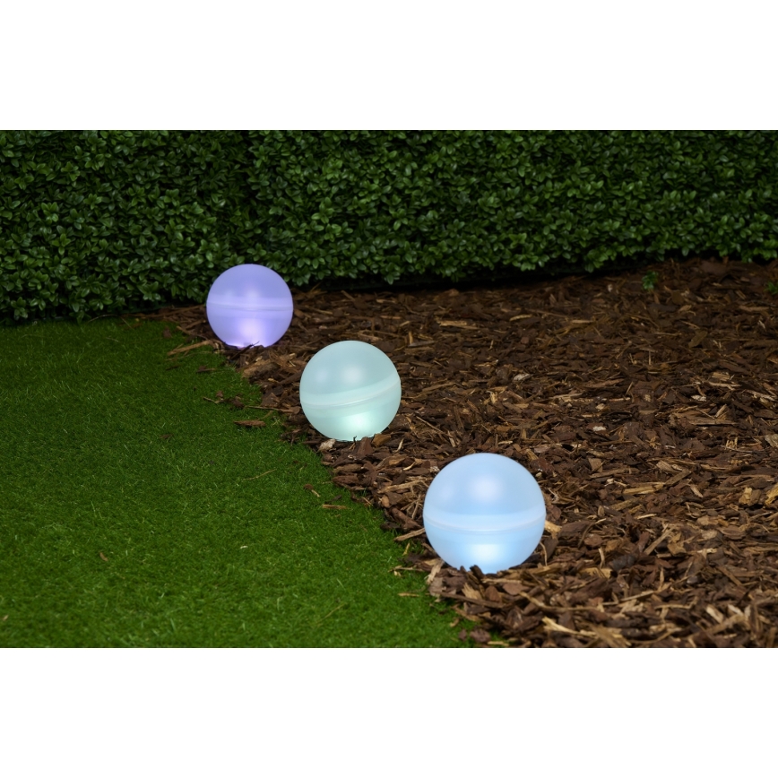 Grundig - SET 5x LED RGBW  Solar lamp LED/3,2V IP44