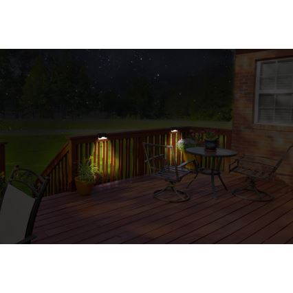 Grundig - SET van 4 LED zonne-wandlampen LED/1,2V 600 mAh IP44