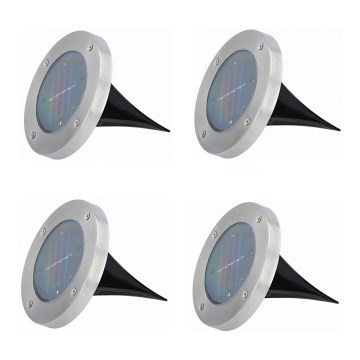 Grundig - SET van 4x LED Zonne-energie lamp LED/1W/1,2V 600 mAh IP65