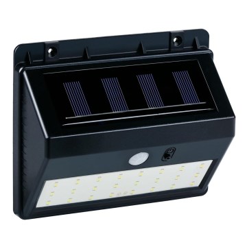 Grundig - Zonne-LED muurlamp met sensor, 1,2 V, 600 mAh, IP44