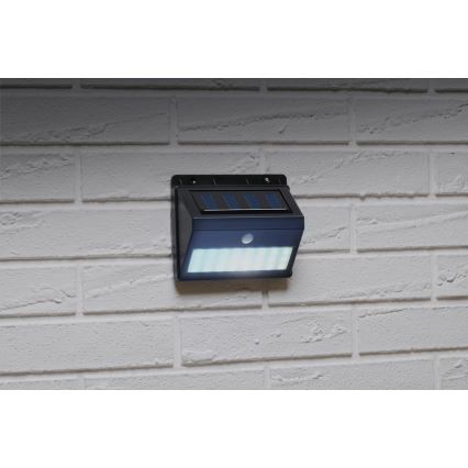Grundig - Zonne-LED muurlamp met sensor, 1,2 V, 600 mAh, IP44