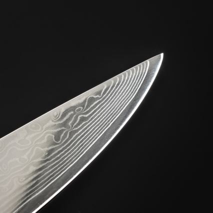 Gudaro - Damascaans trancheermes SHIRO 8, 67 lagen staal, lengte 20 cm