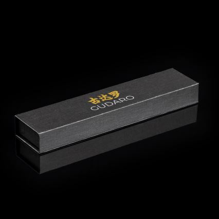 Gudaro - Damast keukenmes SHIRO 3,5, 67-laags staal, lengte 9,5 cm