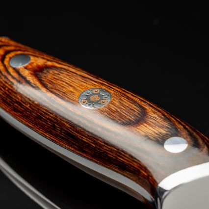 Gudaro - Damast koksmes FENG 8, 67 lagen damaststaal, lengte 20 cm