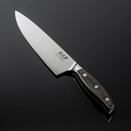 Gudaro - Damast koksmes SHIRO 8, 67 lagen staal, lengte 20 cm
