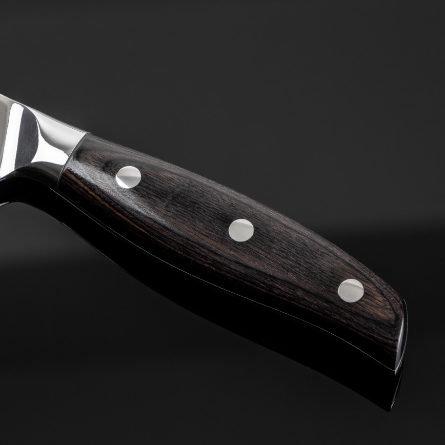 Gudaro - Damast koksmes SHIRO 8, 67 lagen staal, lengte 20 cm