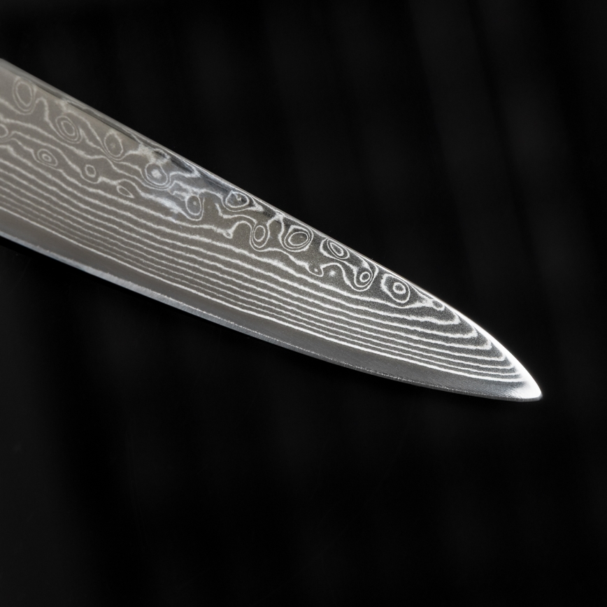Gudaro - Damast universeel keukenmes SHIRO 5, 67 lagen staal, lengte 12,5 cm