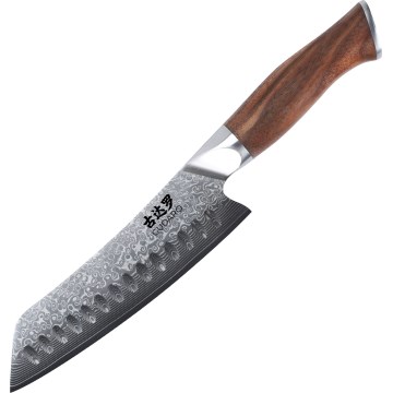 Gudaro - Damaststalen Santoku-keukenmes TAKUMI 7