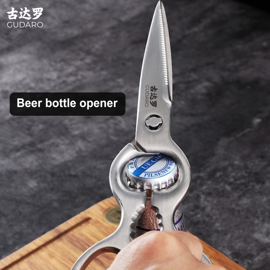 Gudaro - Gevogelteschaar RONIN 20,6 cm roestvrij staal