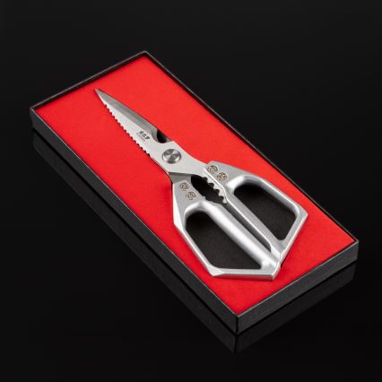 Gudaro - Gevogelteschaar SHOGUN 23,3 cm zilver