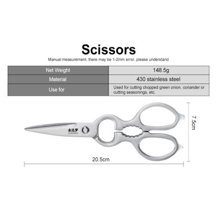 Gudaro - Keukenmessenset in blok KENSHO, 7-delig, acaciahout
