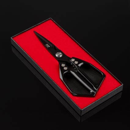 Gudaro - Keukenschaar voor gevogelte SHOGUN, 23,3 cm, zwart