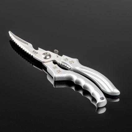 Gudaro - Kipschaar NOBURU 24,5 cm zilverkleurig