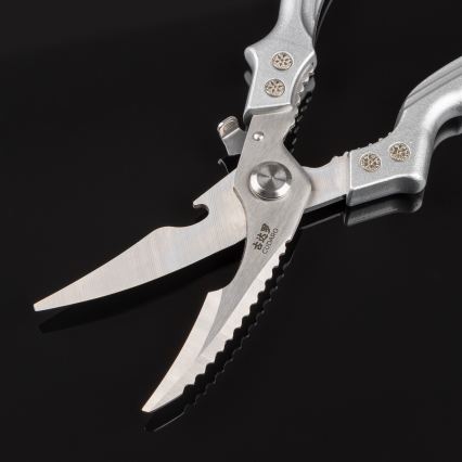Gudaro - Kipschaar NOBURU 24,5 cm zilverkleurig