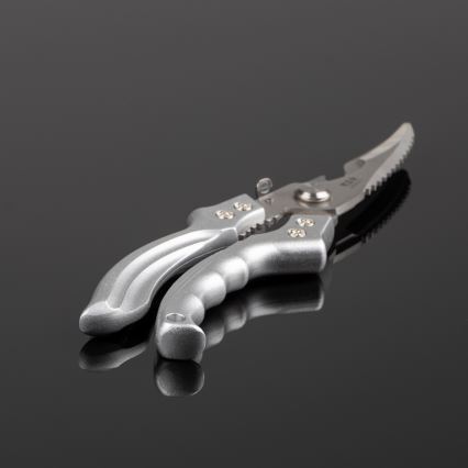 Gudaro - Kipschaar NOBURU 24,5 cm zilverkleurig