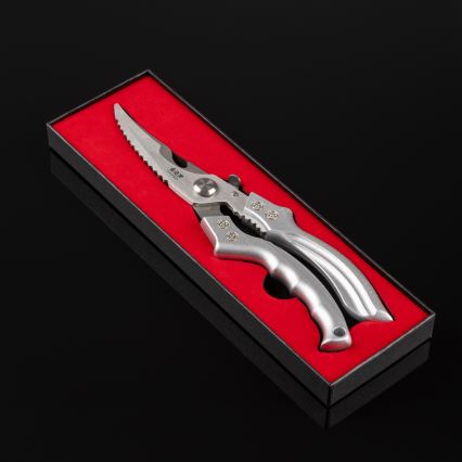 Gudaro - Kipschaar NOBURU 24,5 cm zilverkleurig