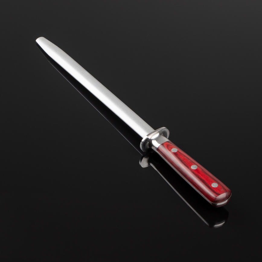 Gudaro - Slijpstaaf MIYABI rood/pakkahout