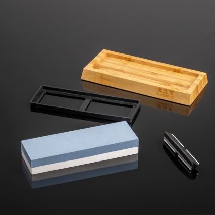 Gudaro - slijpsteen met houten standaard SHINRAI 1000/6000