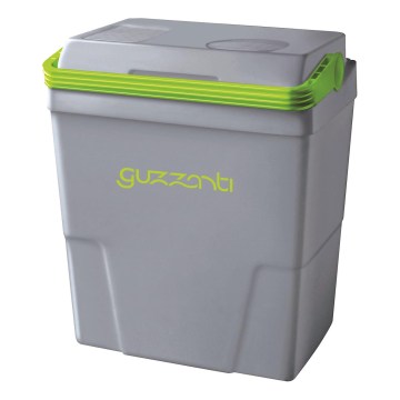 Guzzanti GZ 22B - Draagbare autokoelbox 22 l 58W/12V/230V grijs/groen