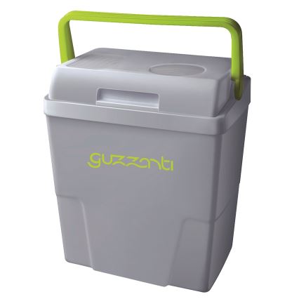 Guzzanti GZ 22B - Draagbare autokoelbox 22 l 58W/12V/230V grijs/groen