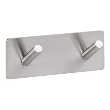 Haak 11,5x4,5 cm roestvrij staal/zilverkleurig