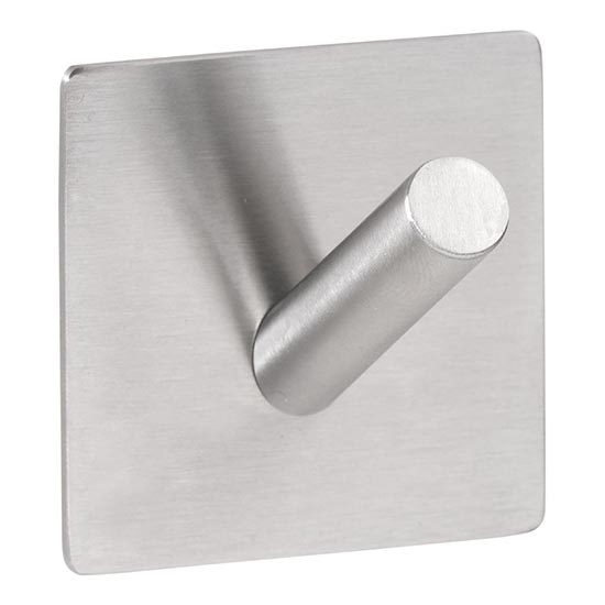 Haak 4,5 x 4,5 cm, RVS / zilverkleurig