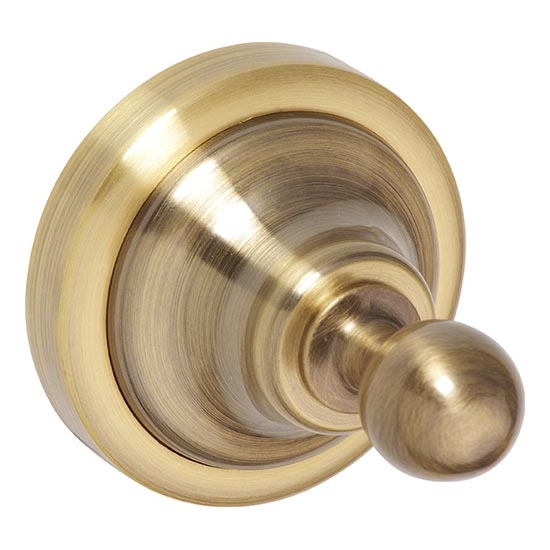 Haak 6,5 x 6,5 cm, bronskleurig