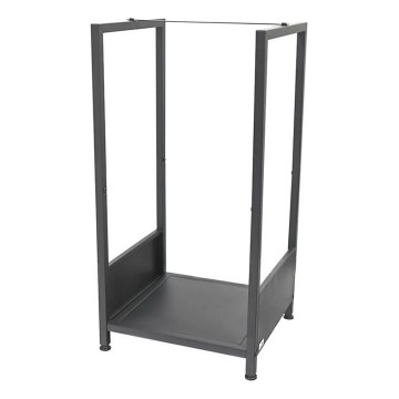 Haardhoutrek 39x35x76 cm zwart