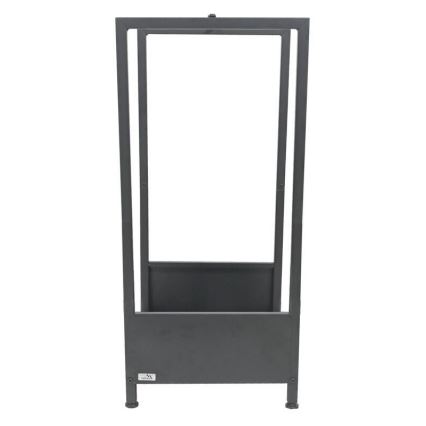 Haardhoutrek 39x35x76 cm zwart