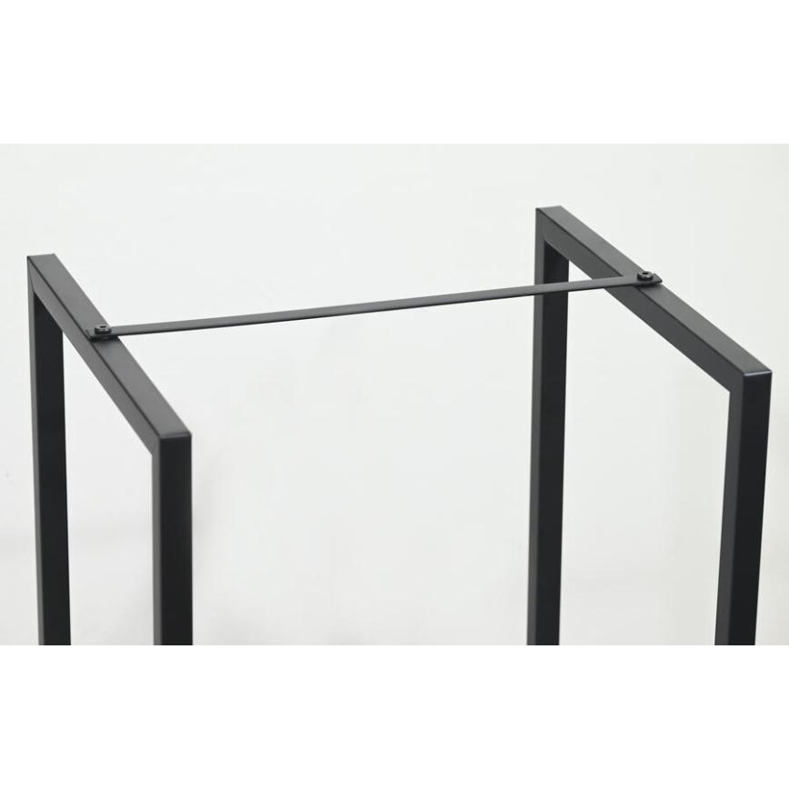 Haardhoutrek 39x35x76 cm zwart