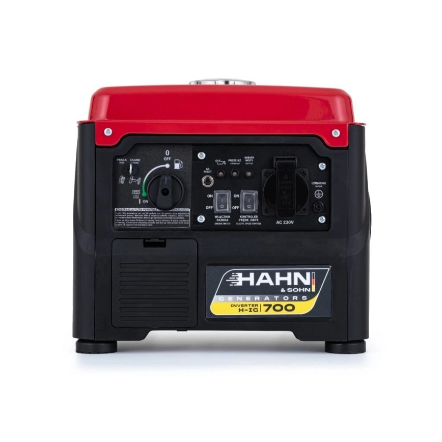 Hahn & Sohn 7305 - Petrol omvormer electric generator H IG 700 800W