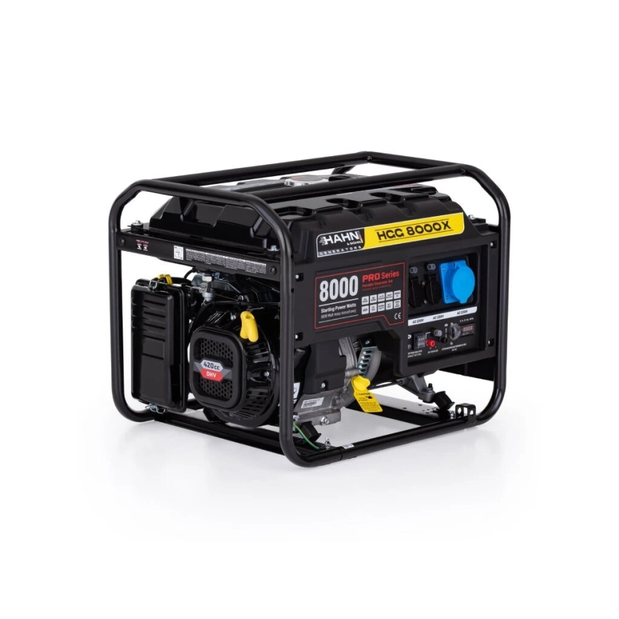 Hahn & Sohn 7410 - Benzine elektrische generator HGG 8000X 6500W