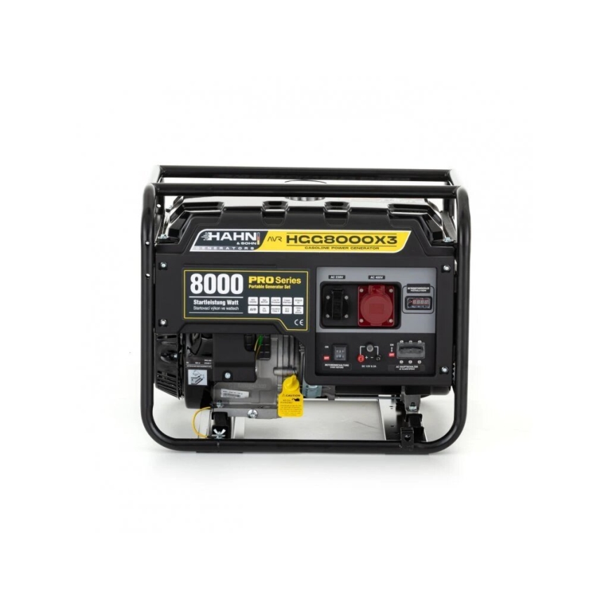 Hahn & Sohn 9177 - Benzine elektrische generator HGG 8000 X3 6500W