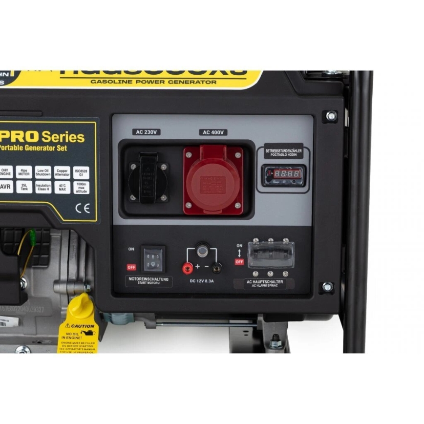 Hahn & Sohn 9177 - Benzine elektrische generator HGG 8000 X3 6500W