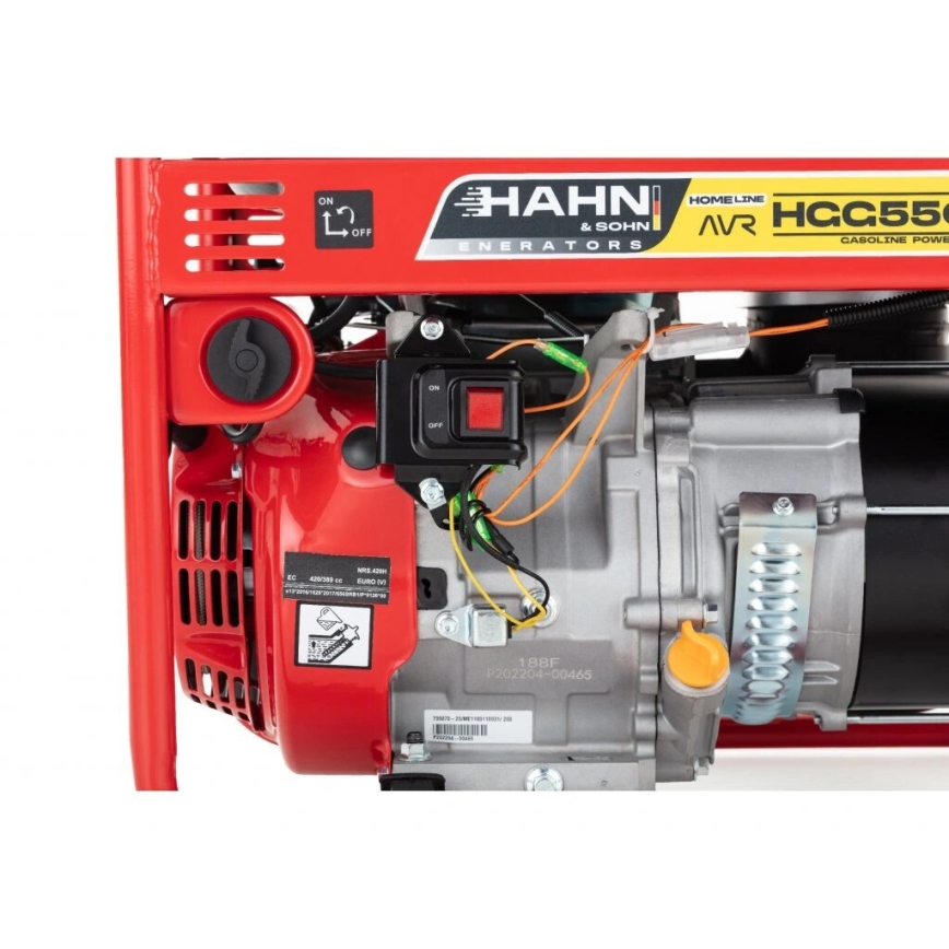 Hahn & Sohn 9178 - Benzine elektrische generator HGG 5500 X-H 5500W