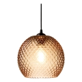 Halo Design 718368 - Hanglamp aan kabel NOBB 1xE27/40W/230V gerookt bruin