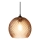 Halo Design 718368 - Hanglamp met kabel NOBB 1xE27/40W/230V diam. 22 cm rookbruin