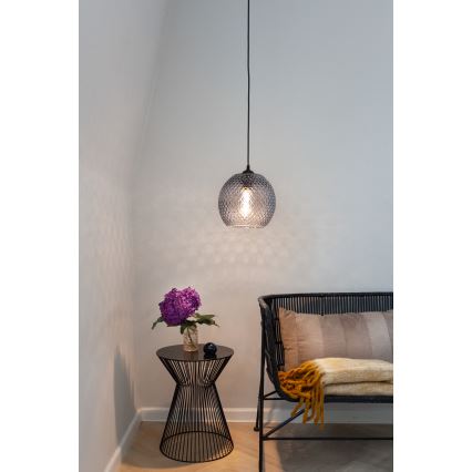 Halo Design 718443 - Hanglamp aan kabel NOBB 1xE27/40W/230V rookgrijs