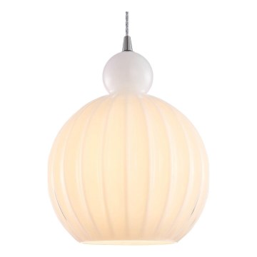Halo Design 737321 - Hanglamp aan kabel BALL BALL 1xE27/40W/230V Ø 32 cm wit