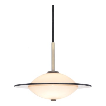 Halo Design 743599 - Hanglamp aan kabel ORBIT 1xG9/7W/230V Ø 24 cm wit/messing/rookgrijs