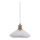 Halo Design 744053 - Hanglamp aan kabel PARIS 1xG9/28W/230V Ø 24 cm wit/messing/eiken