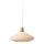 Halo Design 744305 - Hanglamp aan kabel PARIS 1xE27/40W/230V Ø 56 cm crème/messing/eiken