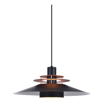 Halo Design 744503 - Hanglamp aan kabel RIVOLI 1xE27/40W/230V Ø 50 cm zwart/koper