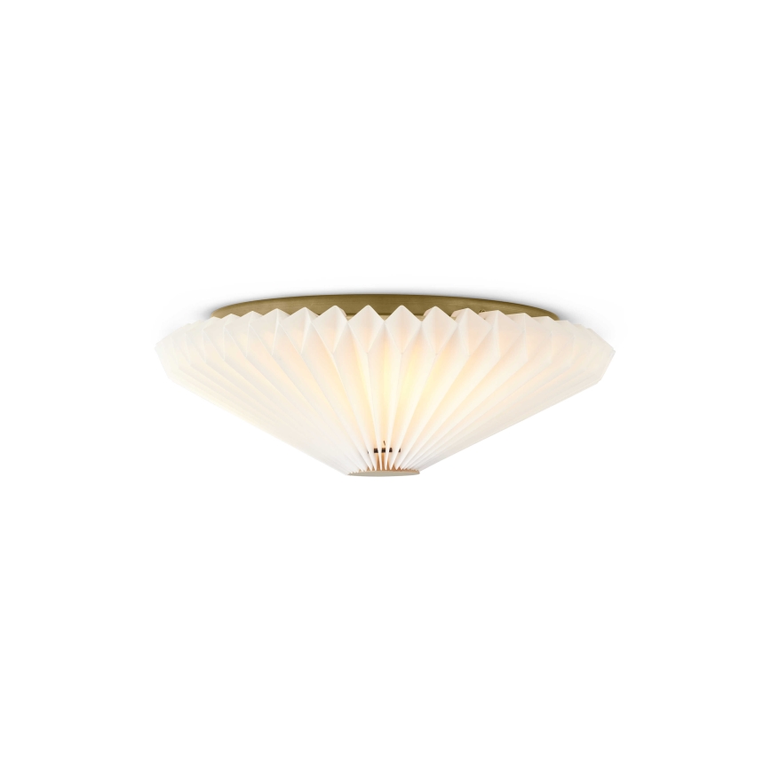 Halo Design 745081 - Wandlamp PARIS 3xG9/28W/230V Ø 40 cm wit/messing/eiken