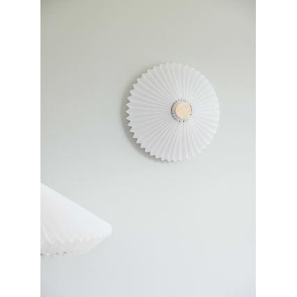 Halo Design 745098 - Wandlamp PARIS 4xG9/28W/230V Ø 50 cm wit/messing/eiken