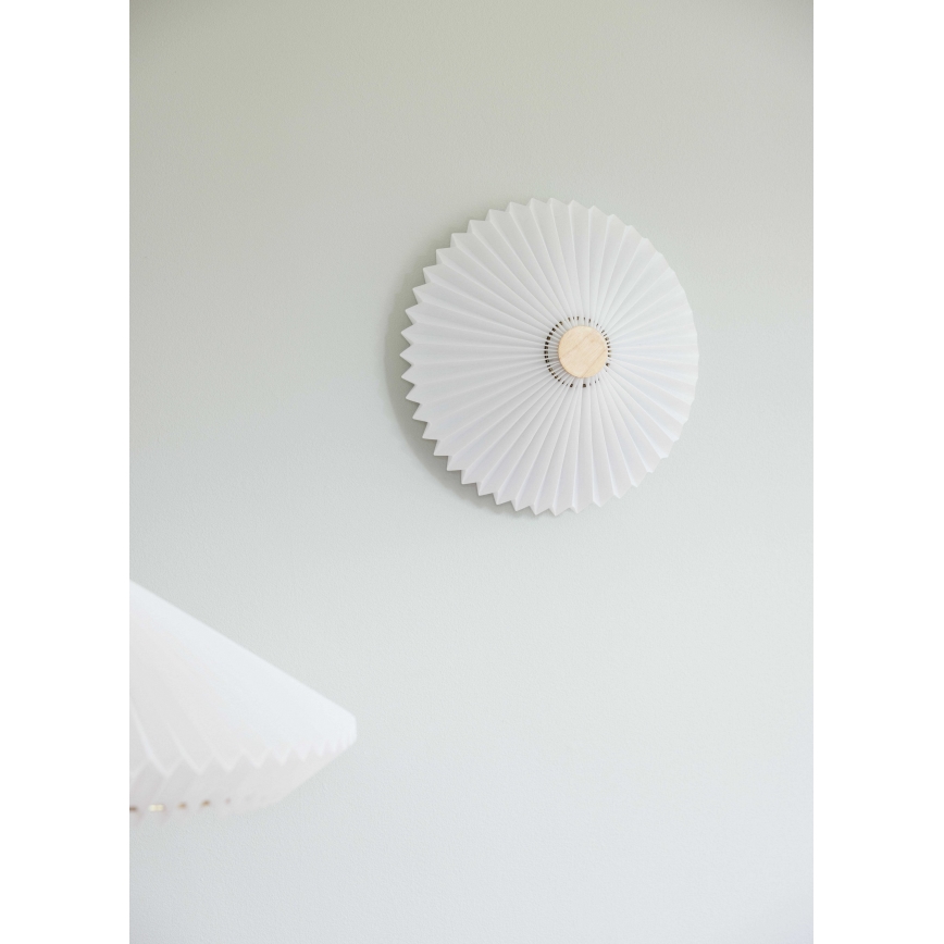 Halo Design 745098 - Wandlamp PARIS 4xG9/28W/230V Ø 50 cm wit/messing/eiken
