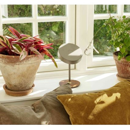 Halo Design 745760 - LED dimbare oplaadbare tafellamp ON THE MOVE LED/2,5W/4000 mAh wit/hout