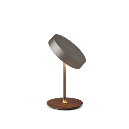 Halo Design 745791 - LED-dimbare oplaadbare bureaulamp ON THE MOVE LED/2,5W/4000 mAh grijs/hout